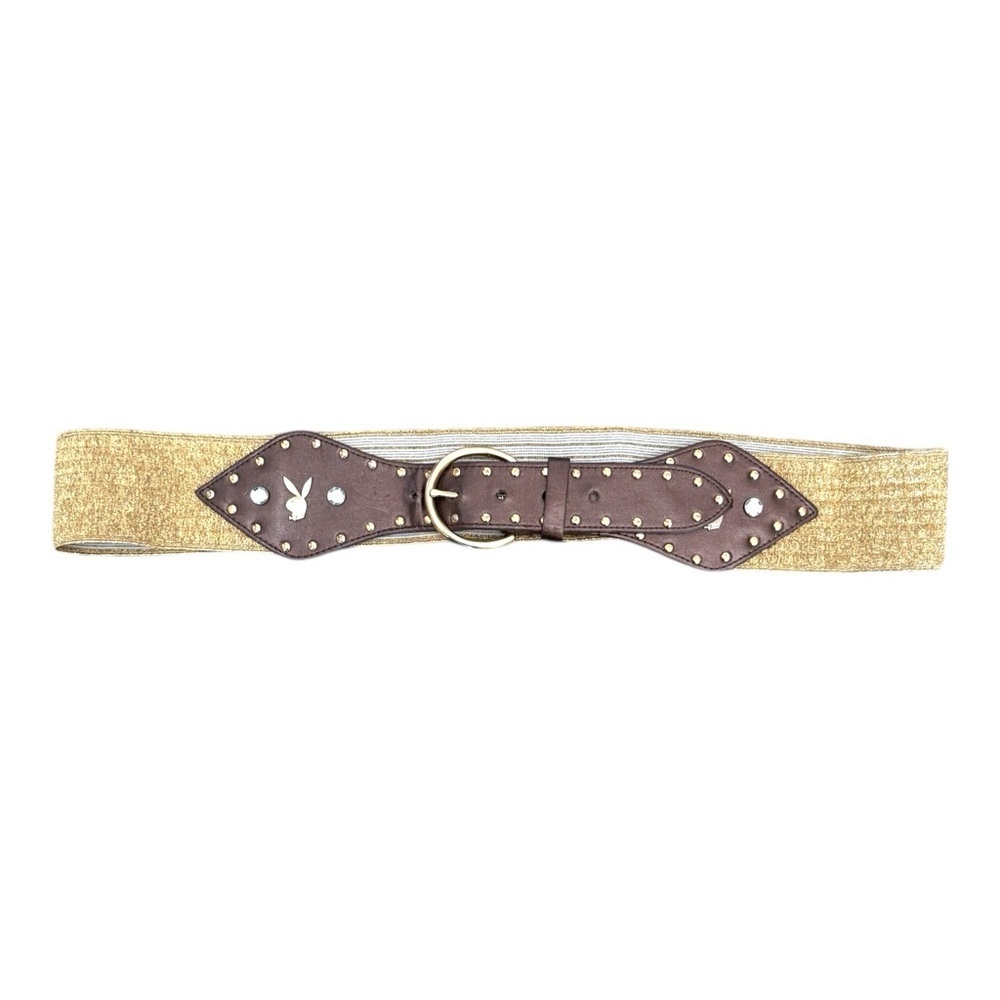 Playboy L/XL Gold Brown Adjustable Belt